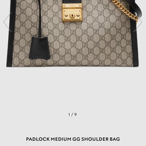 Gucci PADLOCK MEDIUM GG SHOULDER BAG - Picture 6 of 10